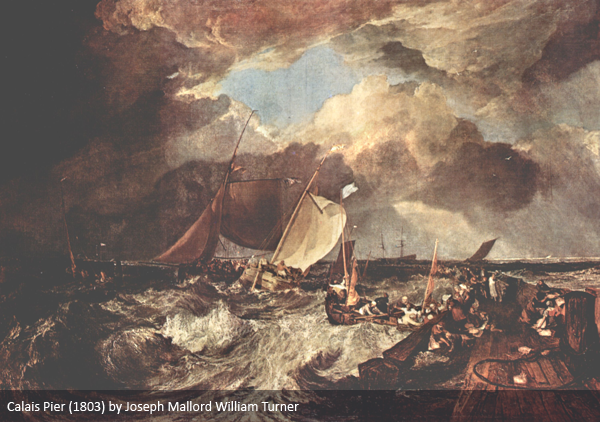 Calais Pier (1803) by Joseph Mallord William Turner